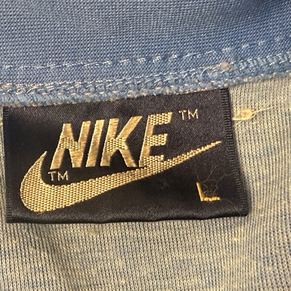 Vintage Blue Tag Nike Red White Blue Track Jacket Unisex Retro Rare 1980’s Large - Picture 10 of 14